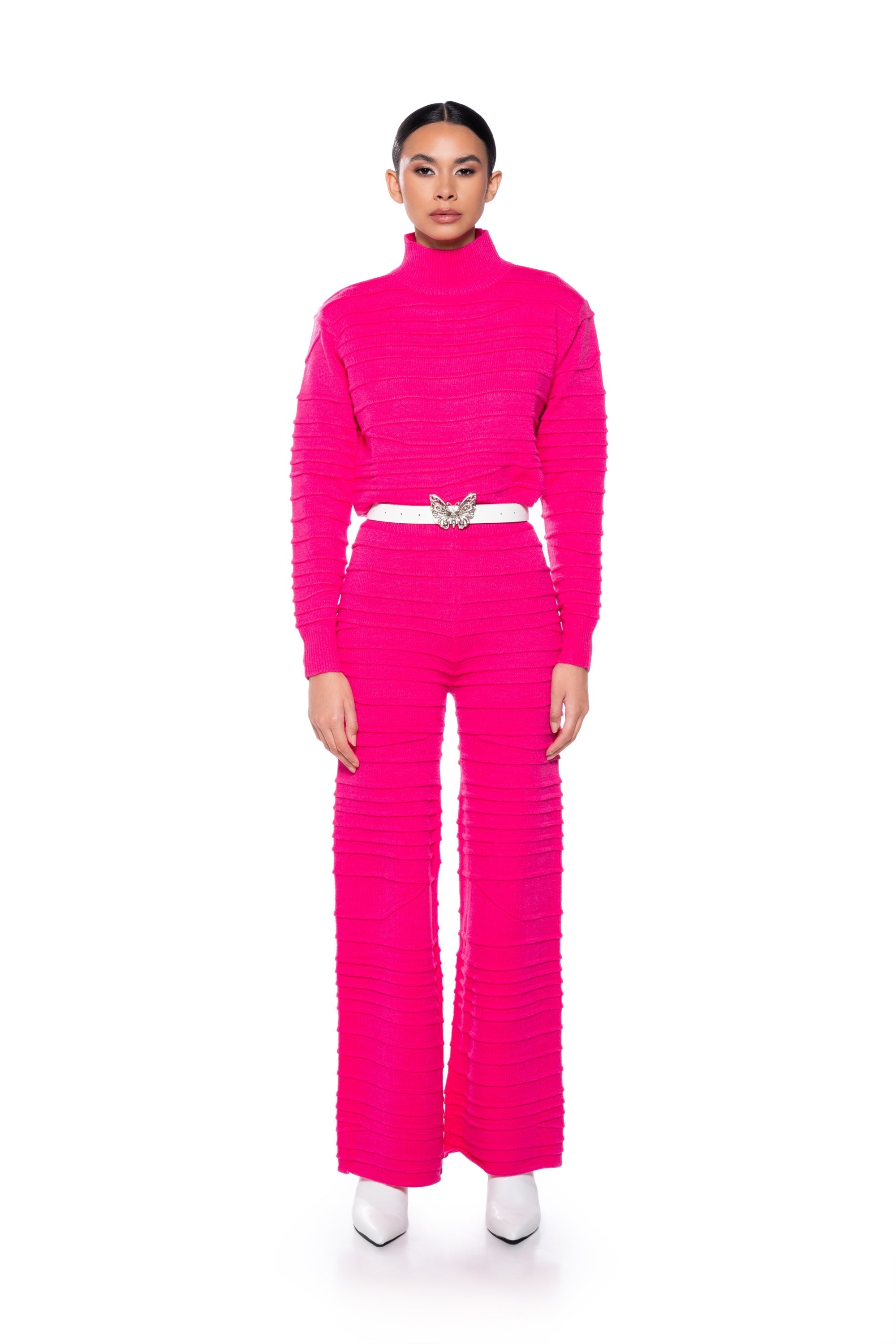 ANGEL ENERGY WIDE LEG KNIT TROUSER