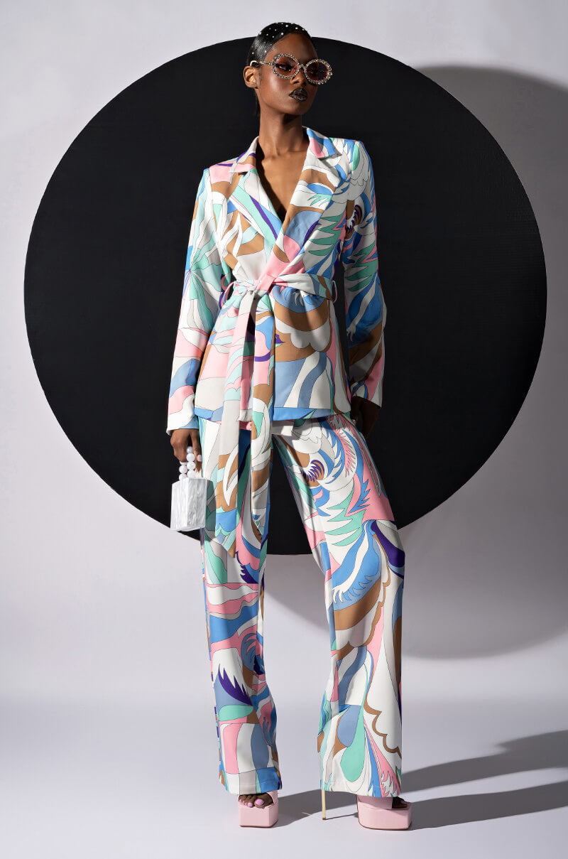 BREE PRINTED BLAZER