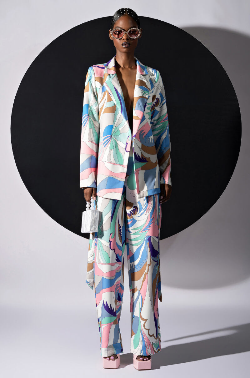 BREE PRINTED BLAZER
