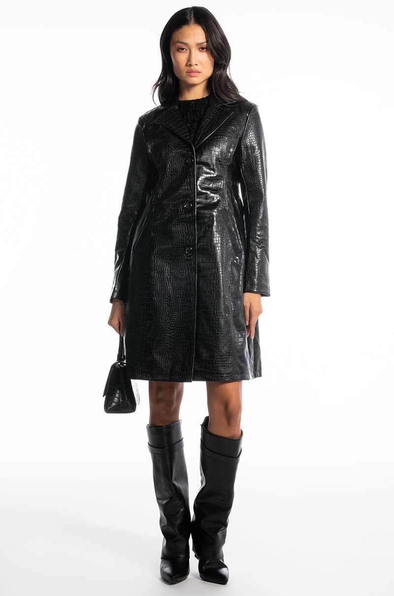 BRONX TALE LONG CROC TRENCH