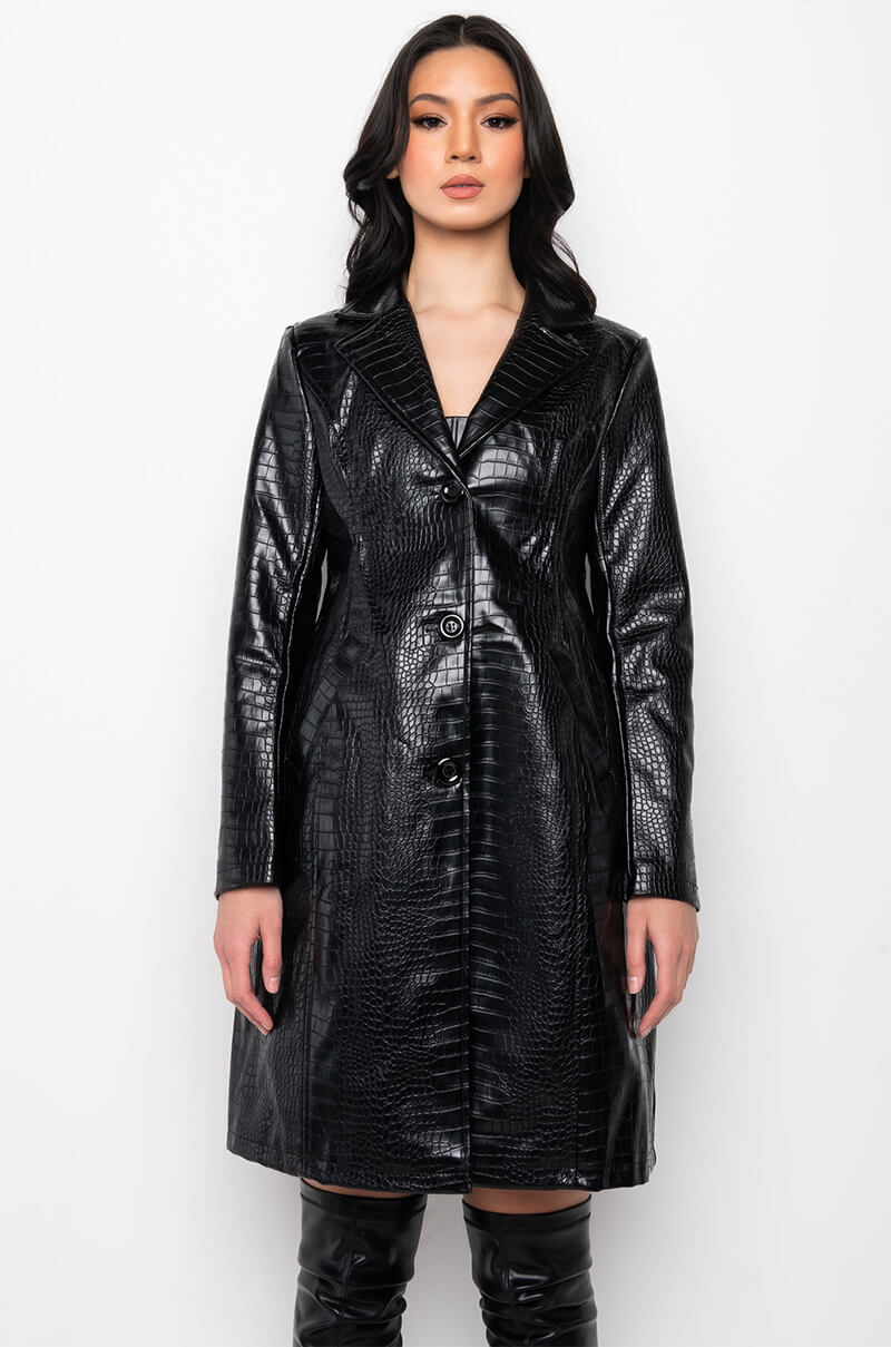 BRONX TALE LONG CROC TRENCH