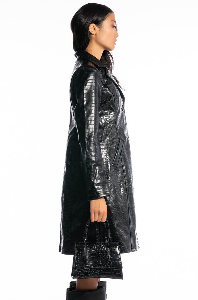 BRONX TALE LONG CROC TRENCH