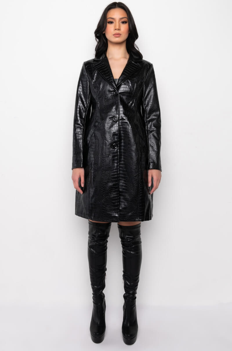 BRONX TALE LONG CROC TRENCH