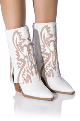 AZALEA WANG ESPERANZA WESTERN BOOTIE IN TAN
