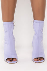 AZALEA WANG GOT ME IN THE MOOD STILETTO BOOTIE IN PERIWINKLE