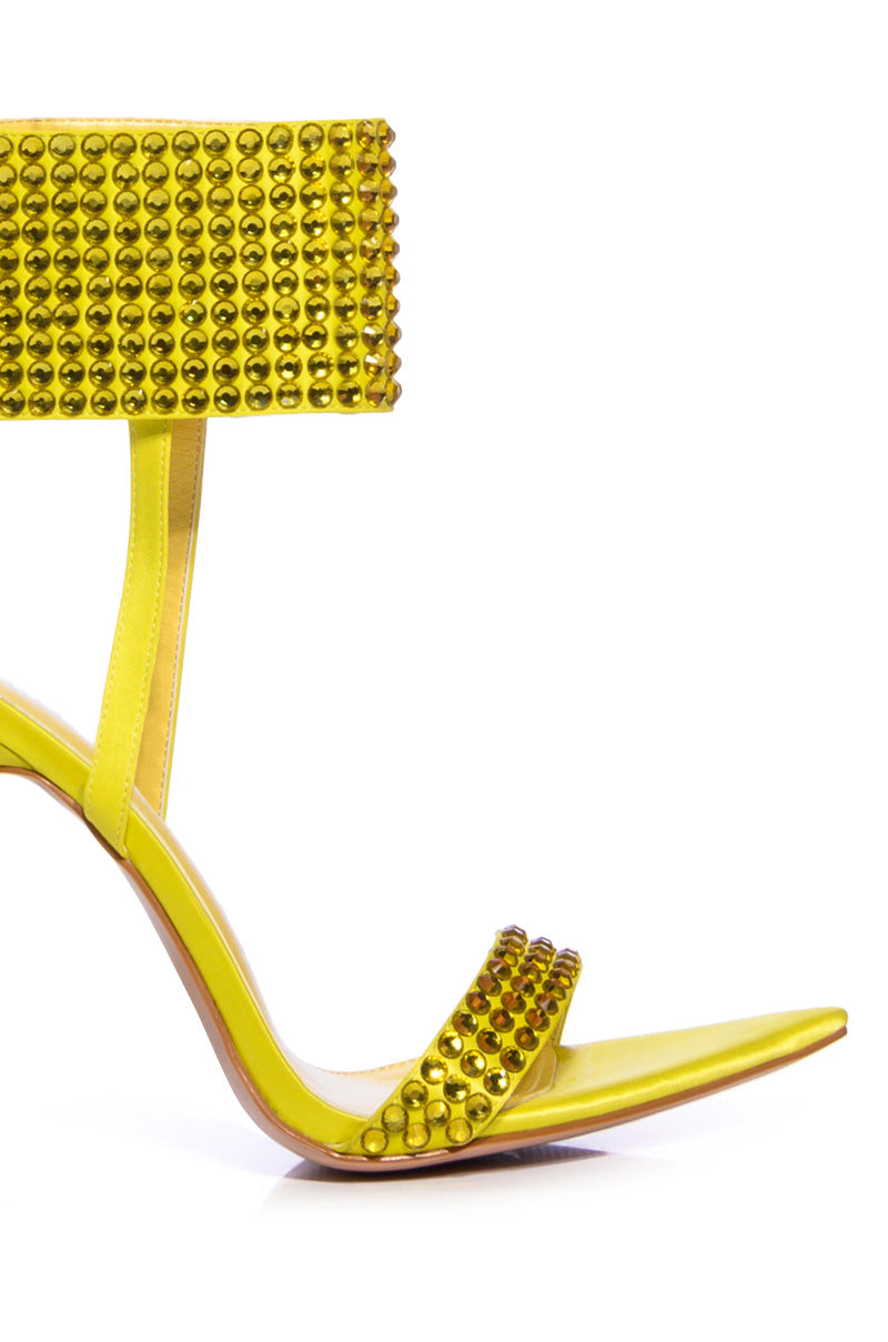 AZALEA WANG GRIFFON EMBELLISHED STILETTO SANDAL