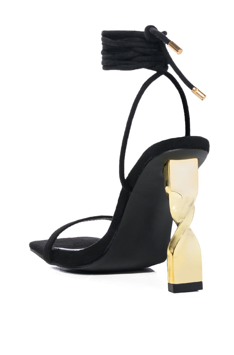 AZALEA WANG JACEY NOVELTY HEEL SANDAL
