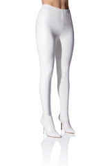 AZALEA WANG KAY KAY SEXY STILETTO SLIM BOOT PANT IN WHITE