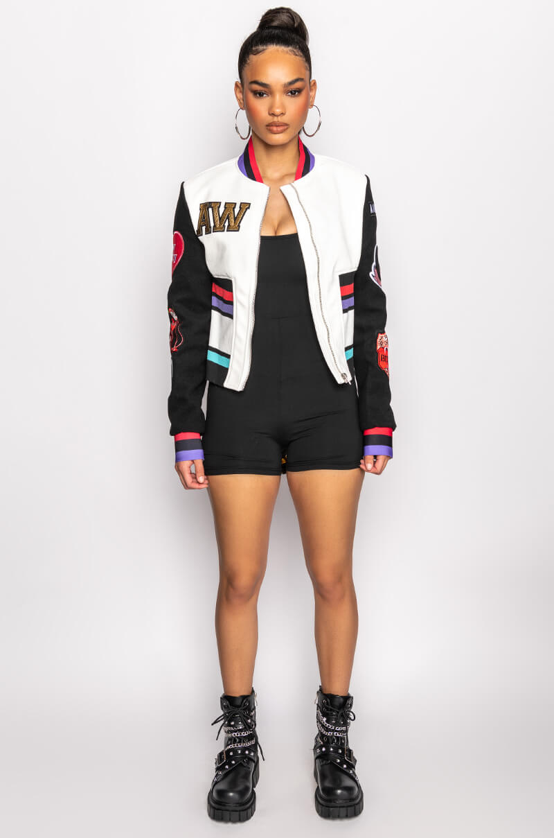 NOT YOURS FITTED SOCK BAND BOMBER