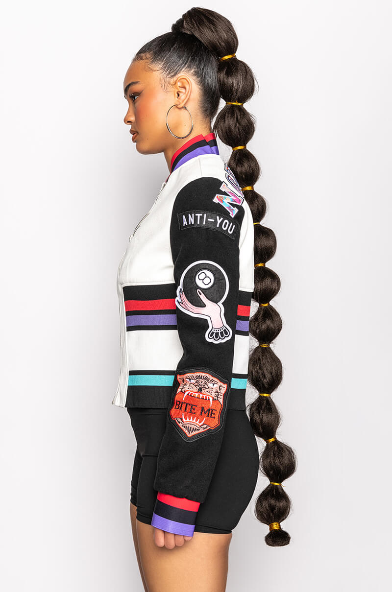 NOT YOURS FITTED SOCK BAND BOMBER
