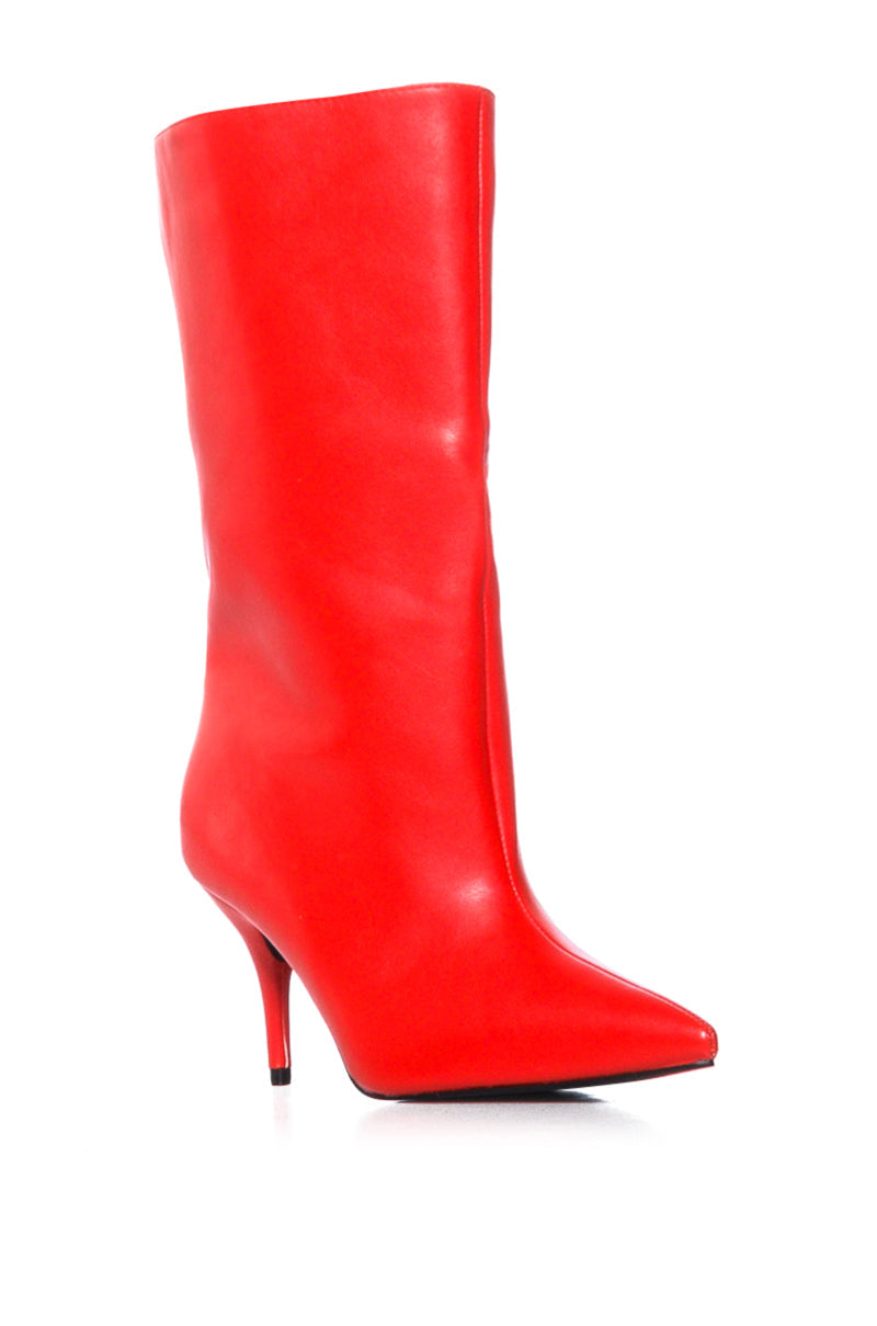 AZALEA WANG ORSON RED BOOTIE