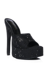 AZALEA WANG PATIENCE EMBELLISHED MULE IN BLACK