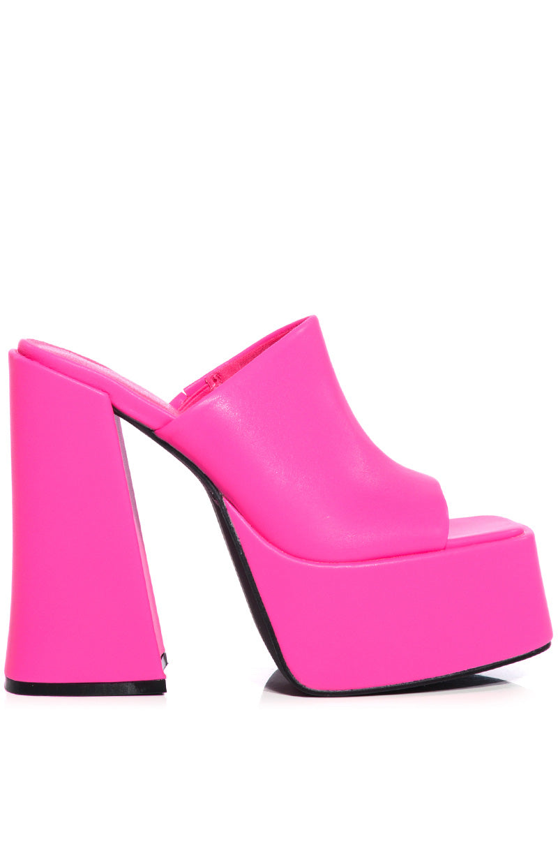 AZALEA WANG SHEBA CHUNKY MULE IN PINK