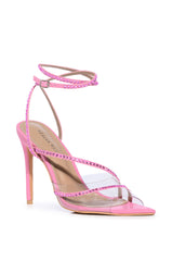 AZALEA WANG SITKA EMBELLISHED STILETTO SNADAL IN PINK