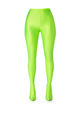 AZALEA WANG STAR STRETCH SEXY STILETTO PANT BOOT IN LIME