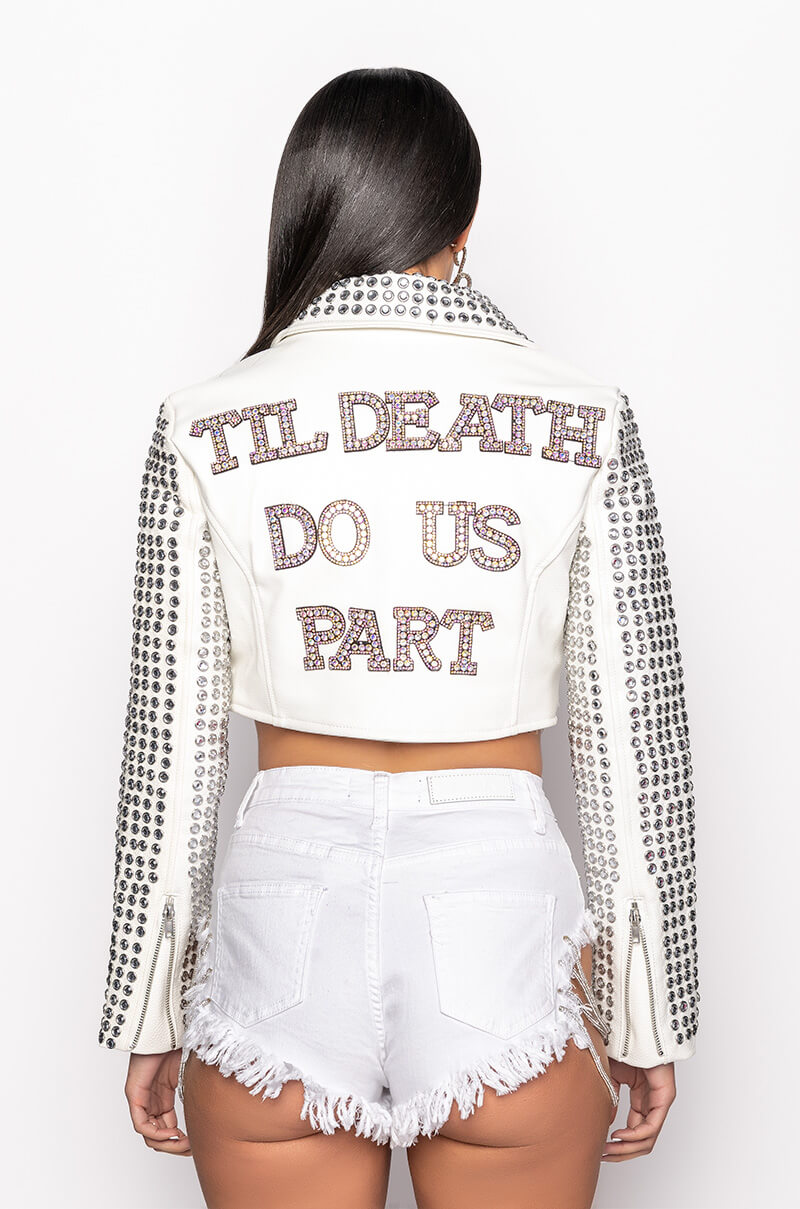 TIL DEATH DO WE PART MOTO JACKET