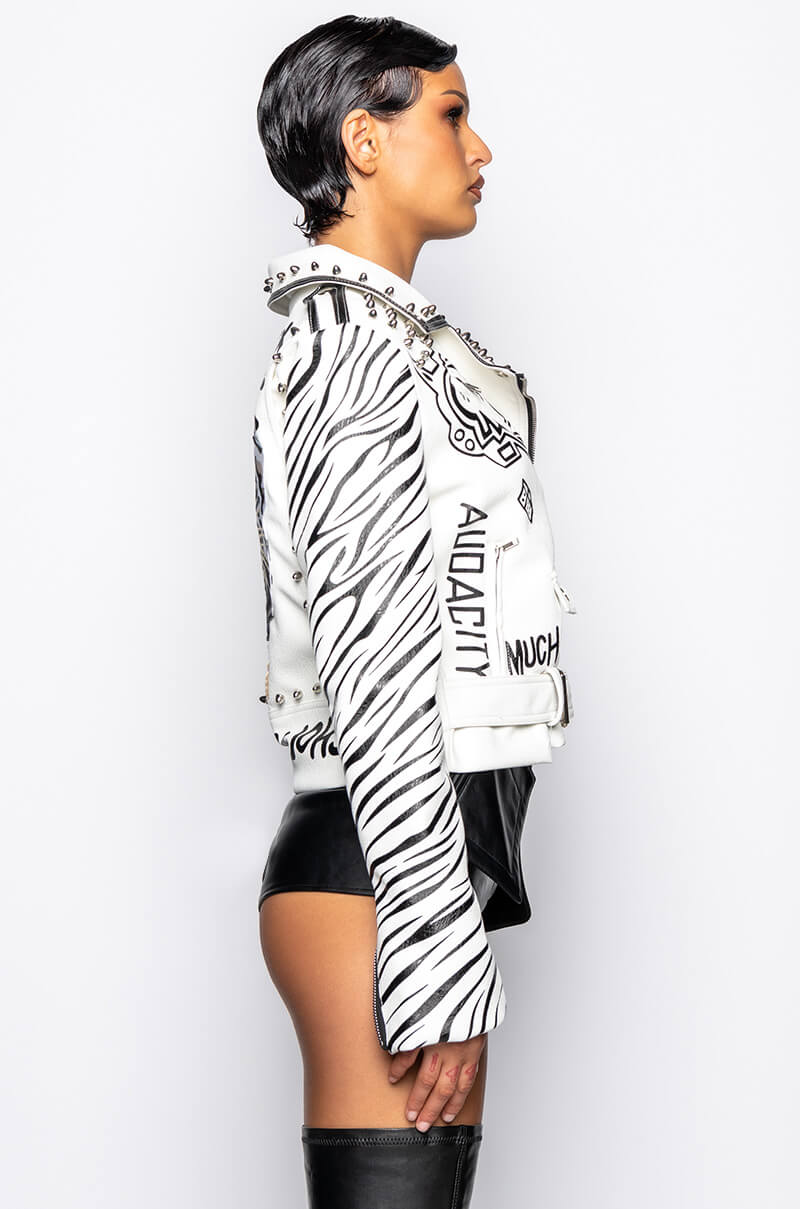 THE OG ZEPPELIN TAKES SUMMER MOTO JACKET