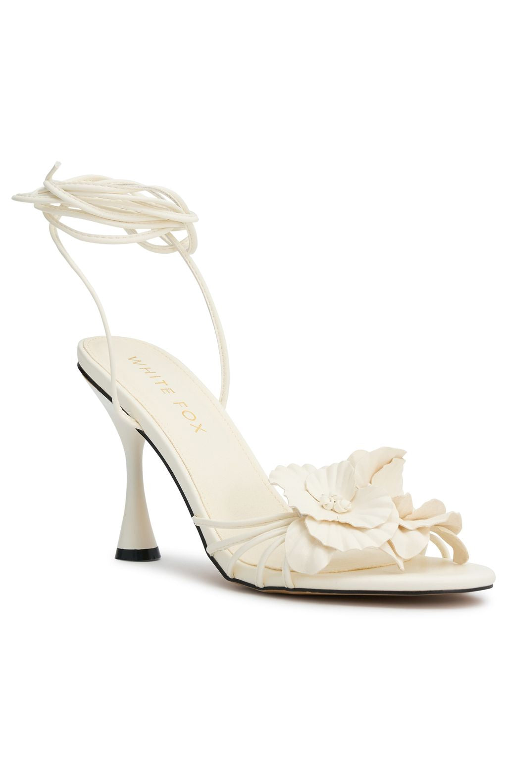 Tempest Wrap Heels Off White