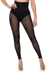 BAD THING MESH CORSET LEGGING