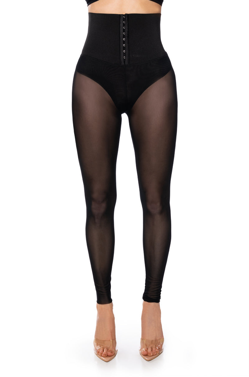 BAD THING MESH CORSET LEGGING
