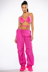 BARBZ FAUX FUR BRALETTE