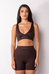 BASIC LUXE MOCHA BRALETTE