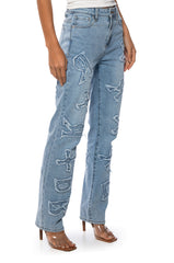BE YOURSELF RELAXED FIT DENIM