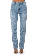 BE YOURSELF RELAXED FIT DENIM