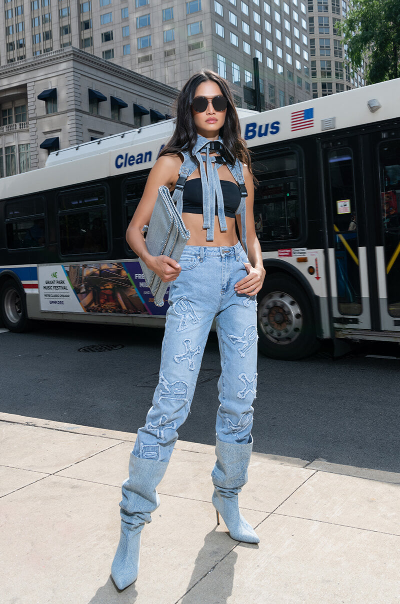 BE YOURSELF RELAXED FIT DENIM