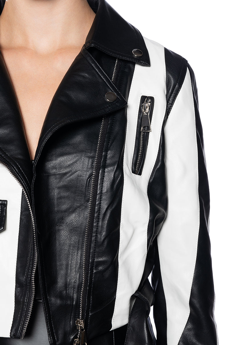 BEETLEJUICE CHIC MOTO JACKET