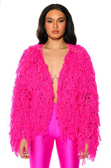 BEFORE I LOVE U FRINGE CARDIGAN