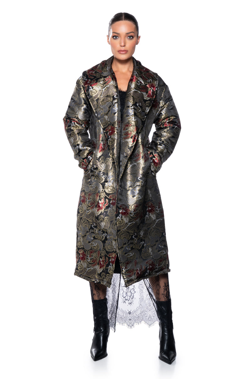 PEOPLE CHOICE BROCADE WINTER COAT