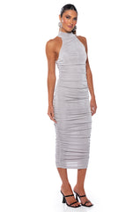 BEST BEHAVIOR SLINKY MIDI DRESS