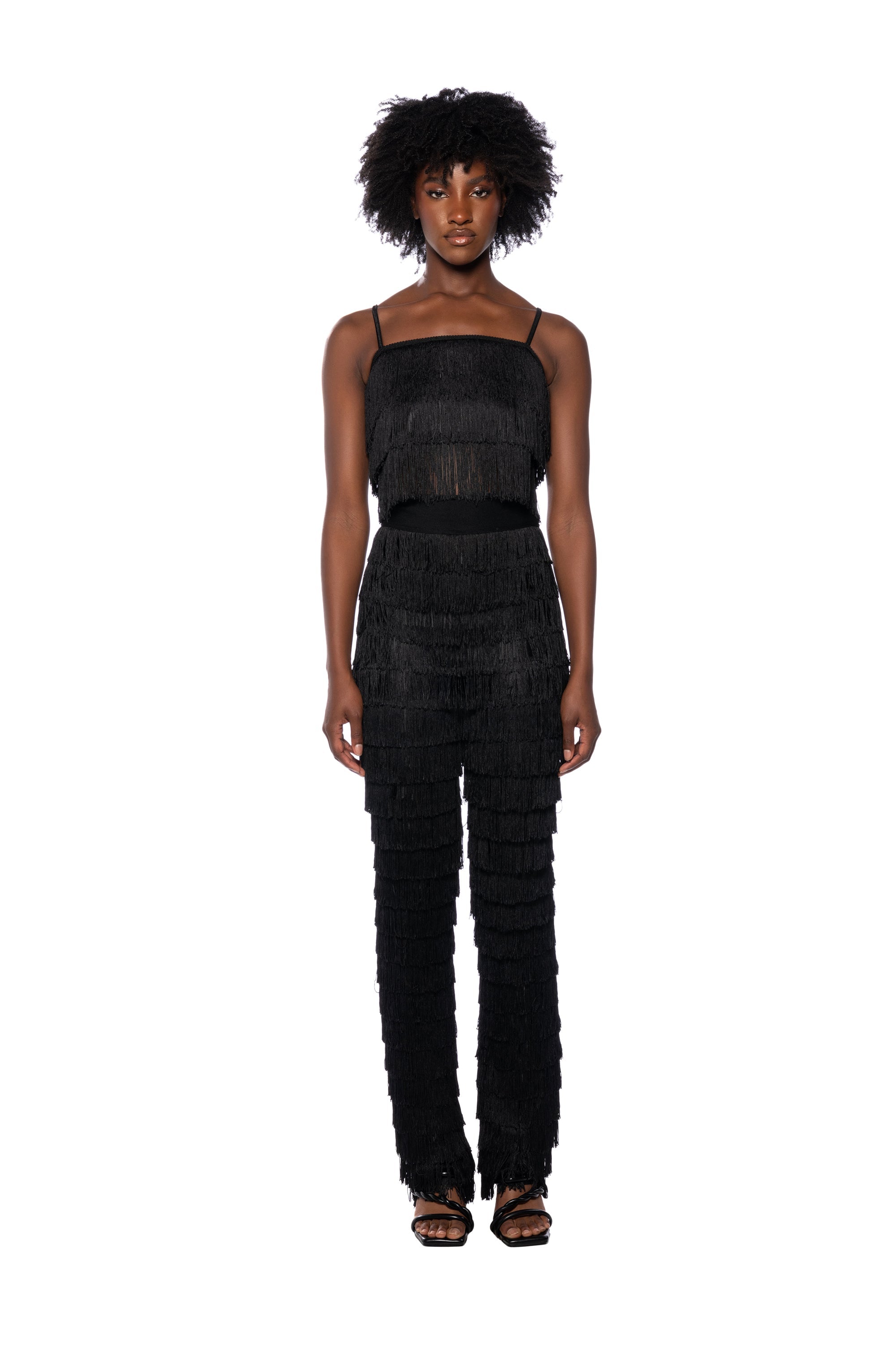 BEST EVER FRINGE WIDE LEG PANT