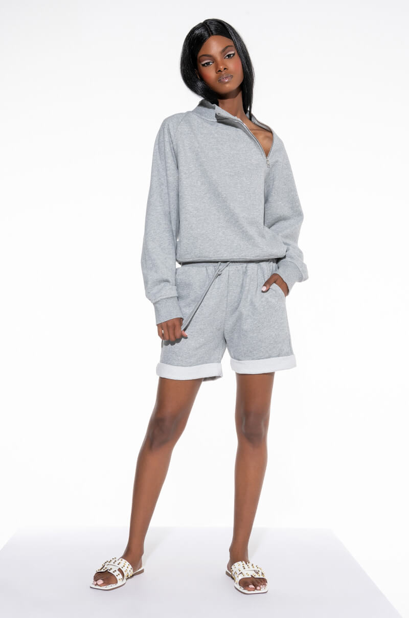 BEST I EVER HAD HALF ZIP SWEATSHIRT