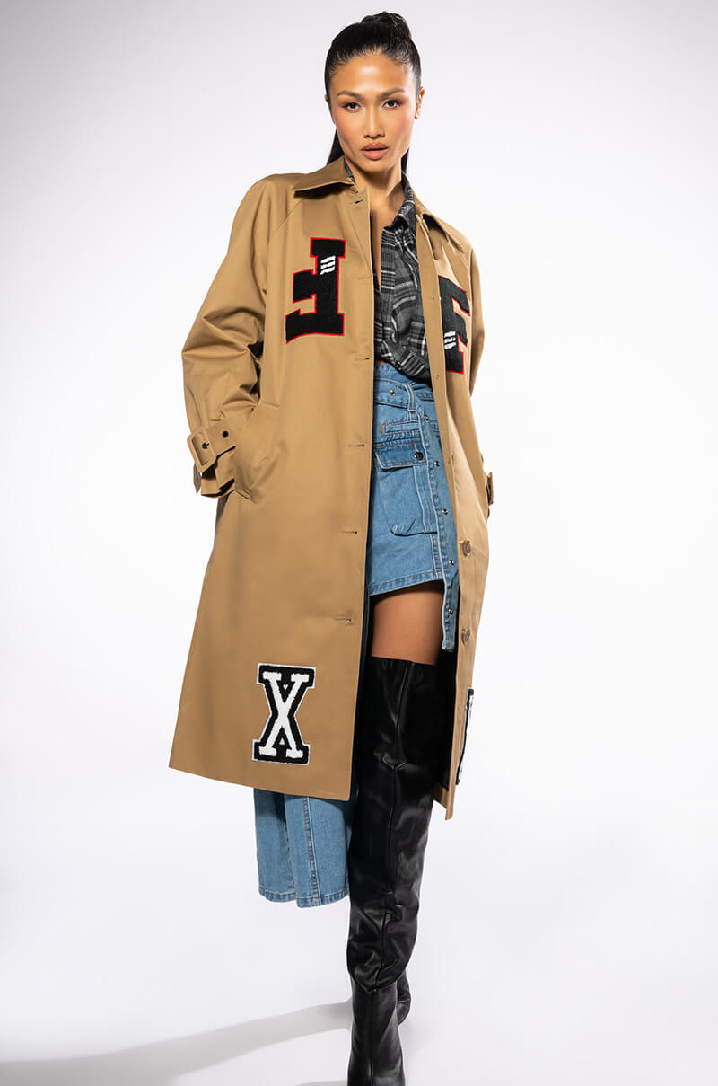 BEST IN CLASS PATCHWORK TRENCH COAT