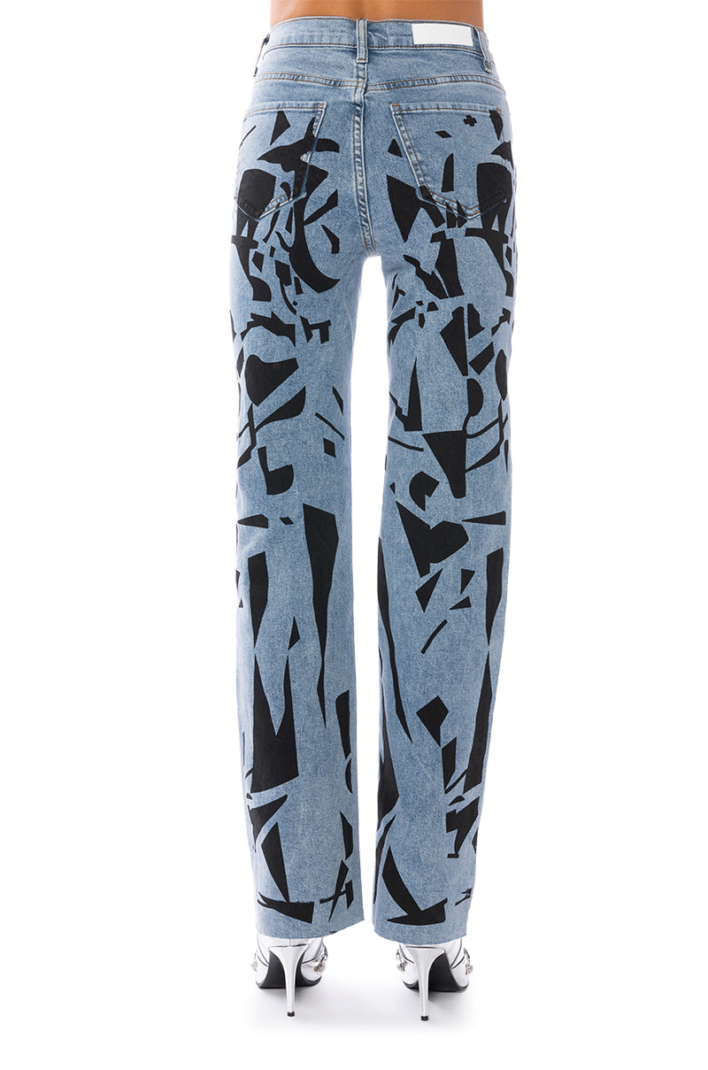 BETTER OFF PAINTED RELAXED FIT JEANS