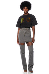 BETTER TOGETHER METALLIC PATCH GRAPHIC TSHIRT
