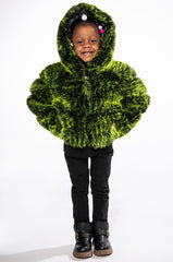 BIANCHI THREE-DEE FAUX FUR KIDS JACKET