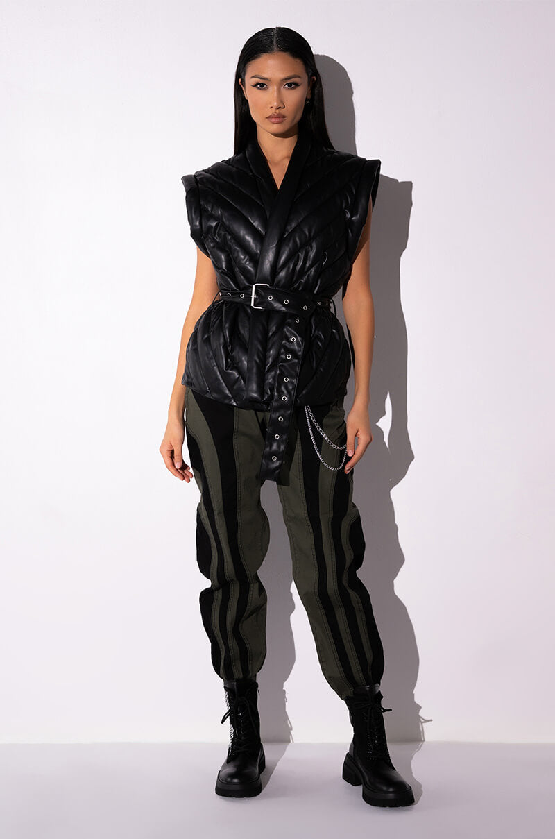 BLANK NYC UNDER THE RADAR PU VEST