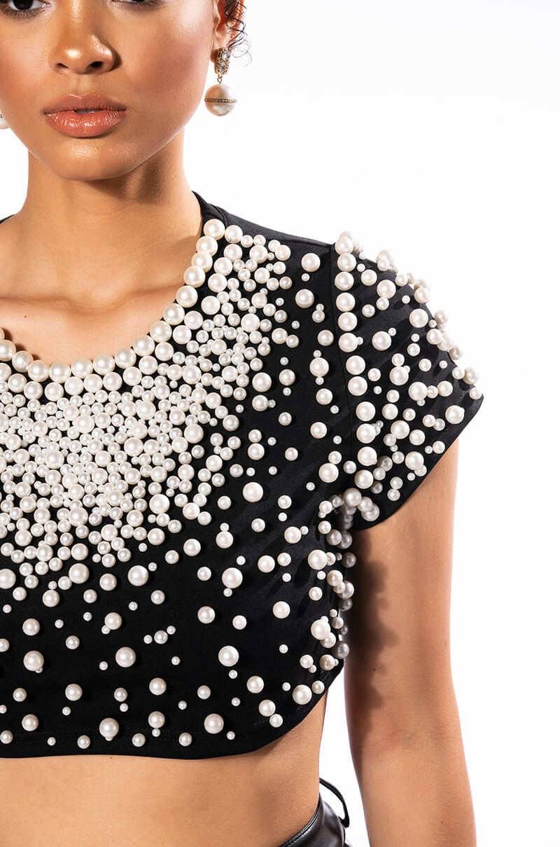 BLING IT ON EMBELLISHED T SHIRT