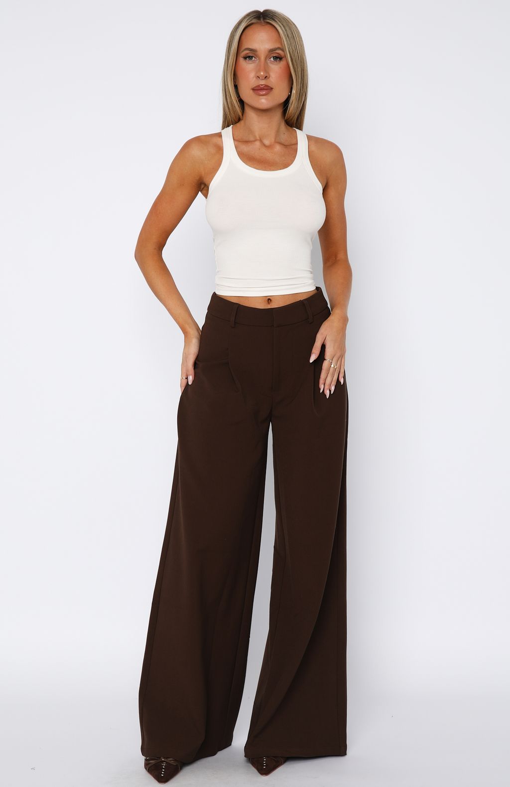 It's Now Or Never Pants Chocolate