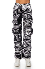 BONNE SOIREE CAMO CARGO PANTS