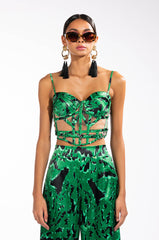 BORN TO BE WILD SATIN CORSET