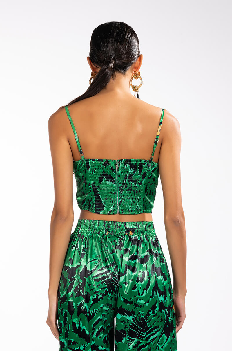 BORN TO BE WILD SATIN CORSET