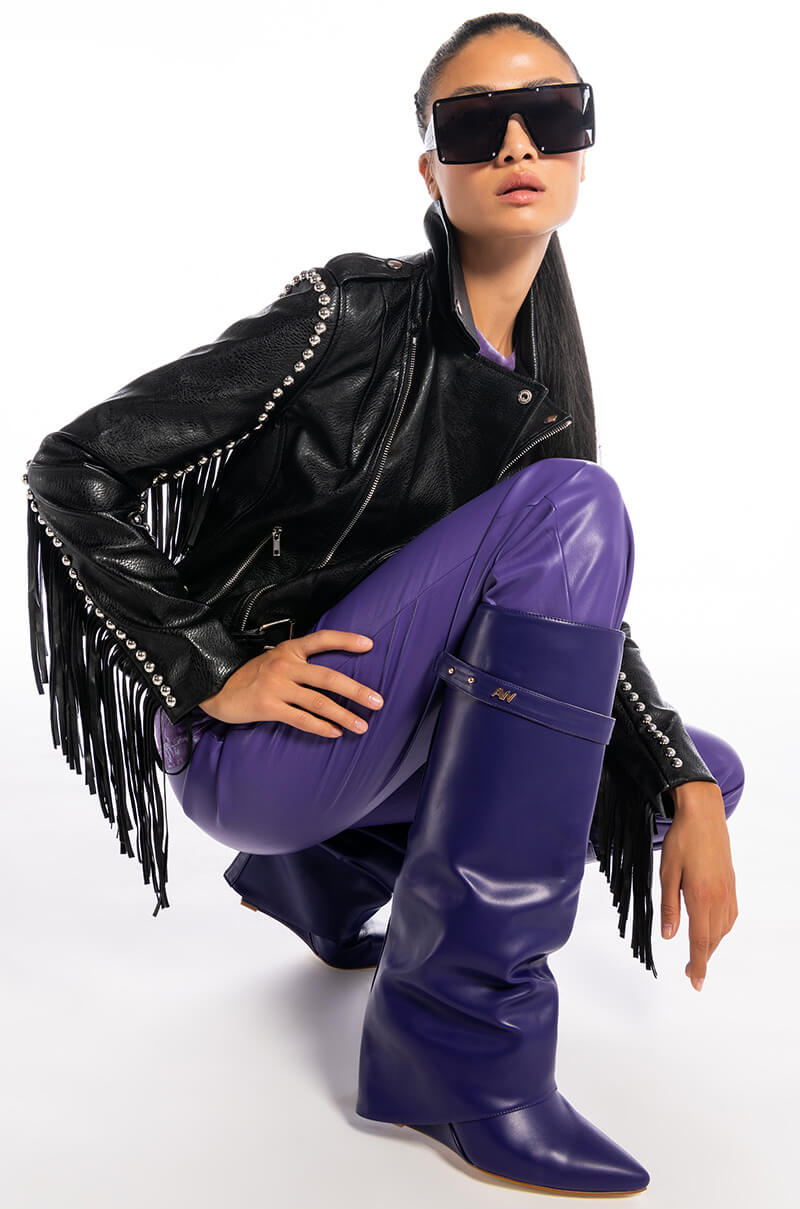 BOSS UP FAUX LEATHER PANTS
