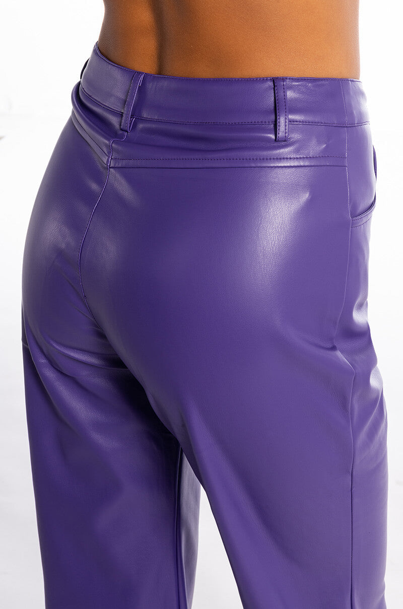 BOSS UP FAUX LEATHER PANTS