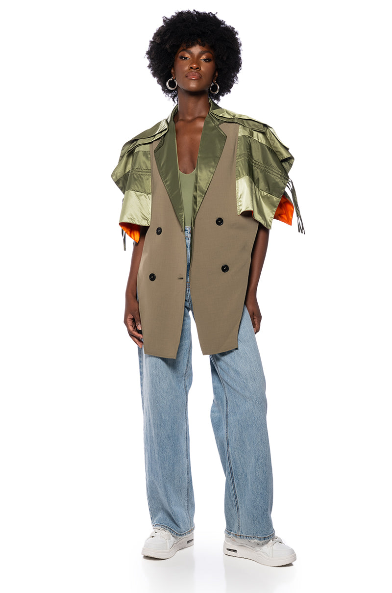 BOWERY DECONSTRUCTED MILITARY VEST