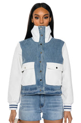 BRIDGEHAMPTON WITH IT DENIM RIB JACKET