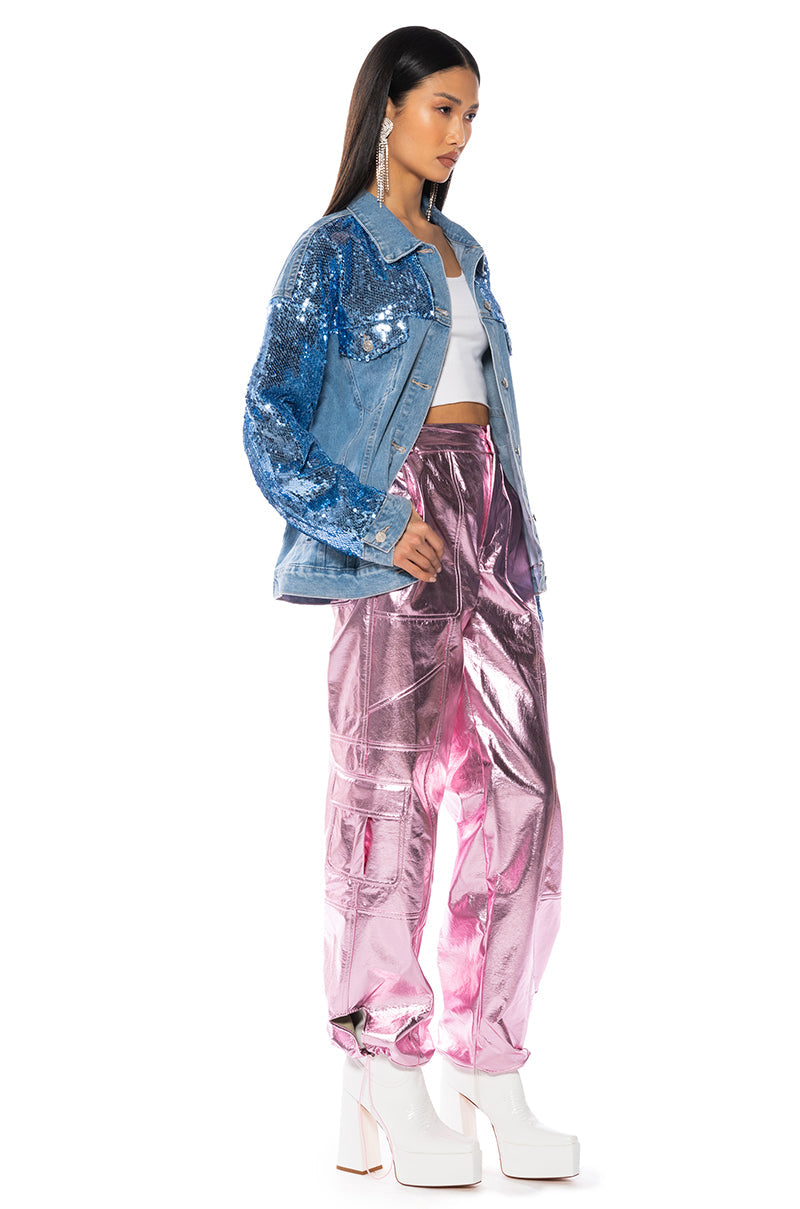BRING IT BACK OVERSIZED DENIM JACKET